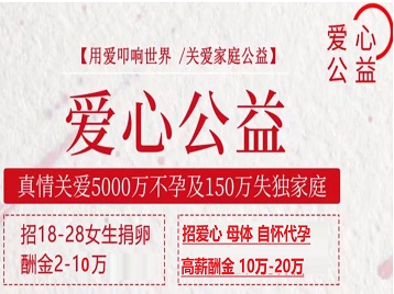 南开捐卵助孕生子 爱心志愿者招募